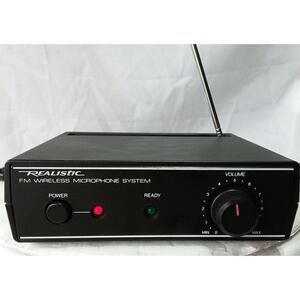 realistic fm wireless microphone system model 32-1221A - 49.890MHz TESTED